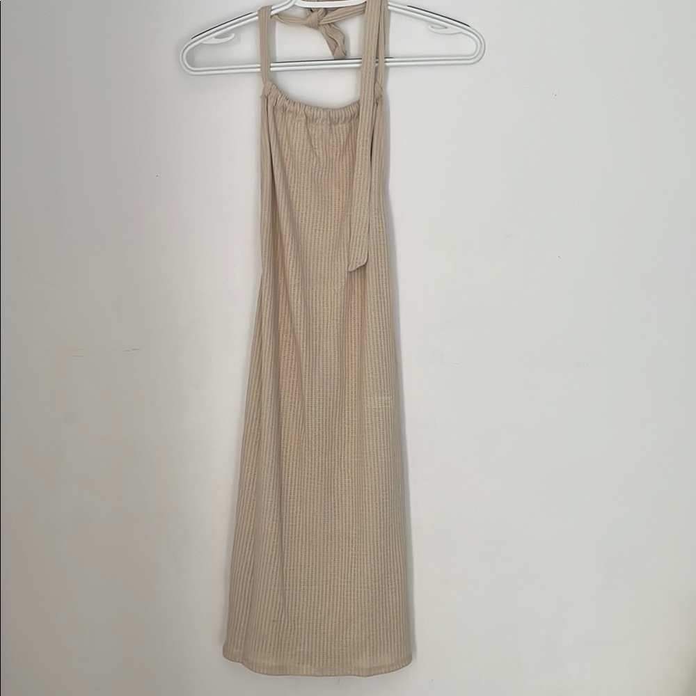 Forever 21 Tan Slip Dress Sleeveless Spaghetti Strap